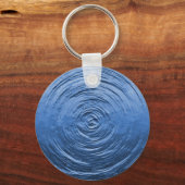 Water Ripple Blue Sleutelhanger (Voorkant)