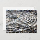 Water Ripple on Pebbles Briefkaart (Voorkant / Achterkant)