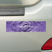 Water Ripple Paars Bumpersticker (Op auto)