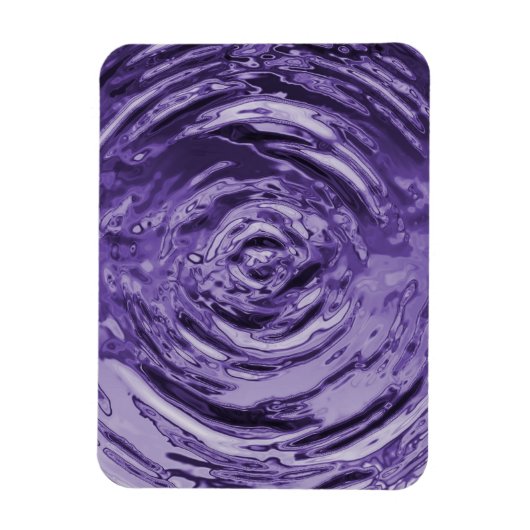 Water Ripple Paars Magneet (Verticaal)
