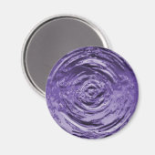 Water Ripple Paars Magneet (Voorkant / Achterkant)