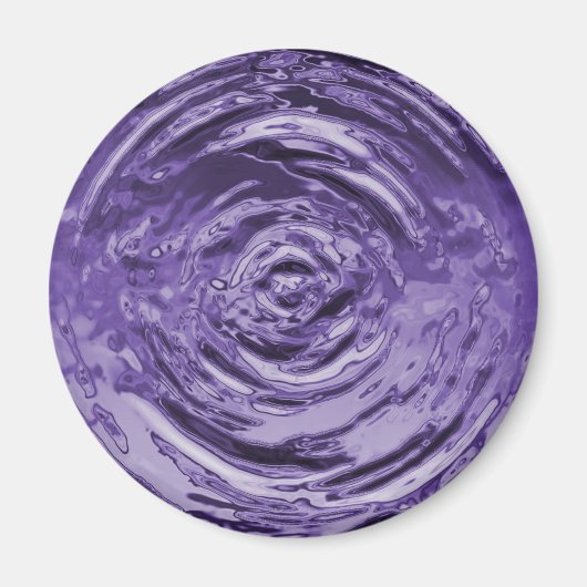 Water Ripple Paars Magneet (Voorkant)