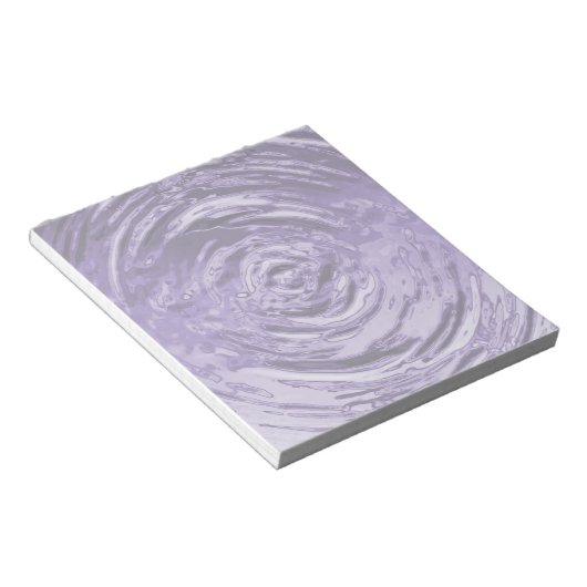 Water Ripple Paars Notitieblok (Schuin)