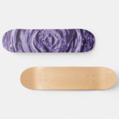 Water Ripple Paars Persoonlijk Skateboard (Horizontaal)