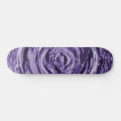 Water Ripple Paars Persoonlijk Skateboard (Horizontaal)