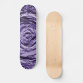 Water Ripple Paars Persoonlijk Skateboard (Voorkant)