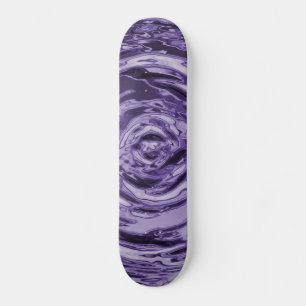 Water Ripple Paars Persoonlijk Skateboard