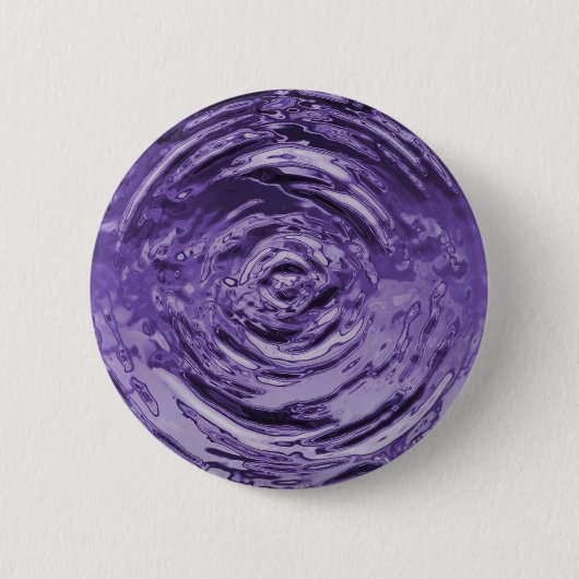Water Ripple Paars Ronde Button 5,7 Cm (Voorkant)
