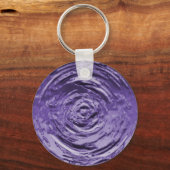 Water Ripple Paars Sleutelhanger (Voorkant)