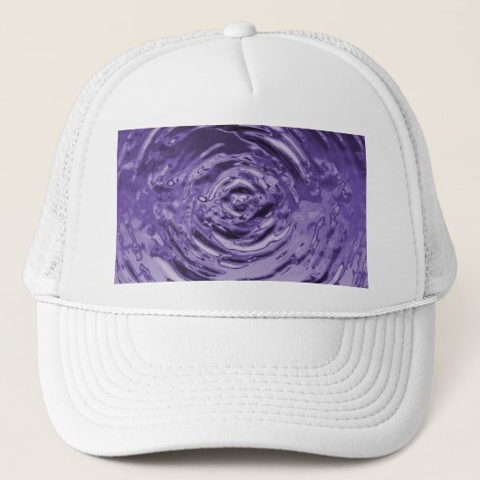 Water Ripple Paars Trucker Pet (Voorkant)