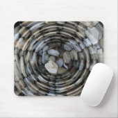 Water Ripples en Pebbles Natuur Muismat (Met muis)