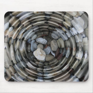 Water Ripples en Pebbles Natuur Muismat