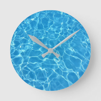 Water Ripples Swimming Pool Water Reflection Ronde Klok