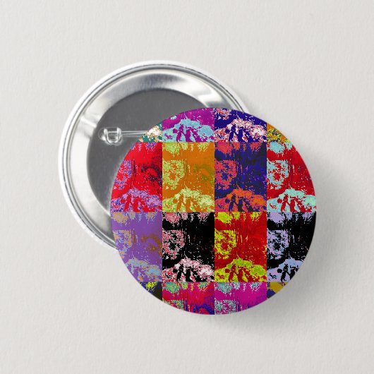 WATER RONDE BUTTON 5,7 CM (Voorkant /achterkant)