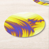 WATER RONDE KARTONNEN ONDERZETTER (Gebogen)