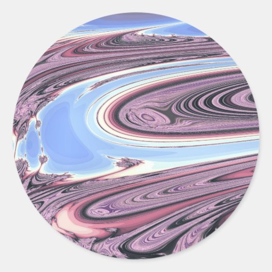 WATER RONDE STICKER (Voorkant)