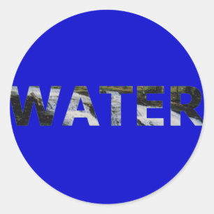 Water Ronde Sticker