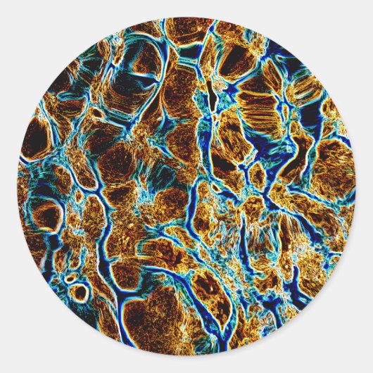 WATER RONDE STICKER (Voorkant)