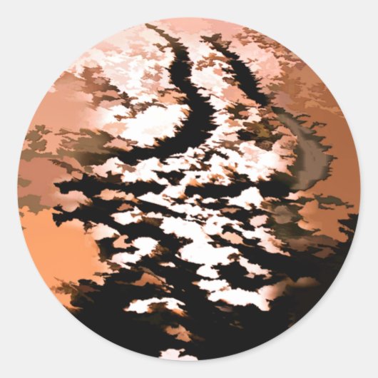 WATER RONDE STICKER (Voorkant)