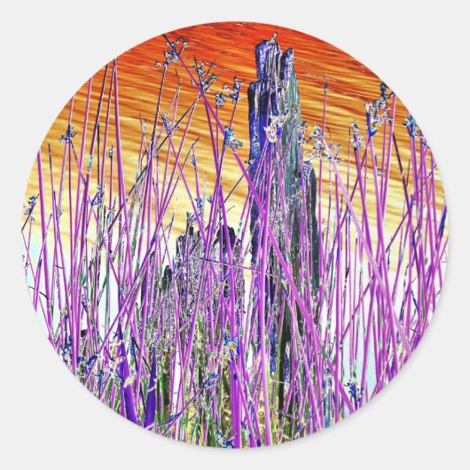 WATER RONDE STICKER (Voorkant)