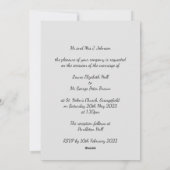 Water roze lillie feestdagenkaart (Achterkant)