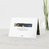 Water Run Horse Wenskaart Kaart (Achterkant)