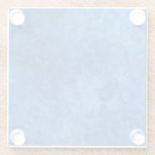 Water Saffier Glas Onderzetter (Achterkant)
