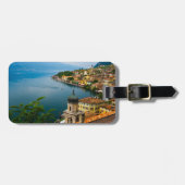 Water San Benedetto Church Lake Garda, Italië Bagagelabel (Voorkant horizontaal)