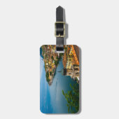 Water San Benedetto Church Lake Garda, Italië Bagagelabel (Voorkant verticaal)