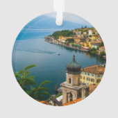 Water | San Benedetto Church Lake Garda, Italy Ornament (achterkant)