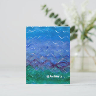 Water Schilderij Briefkaart