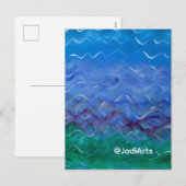 Water Schilderij Briefkaart (Voorkant / Achterkant)