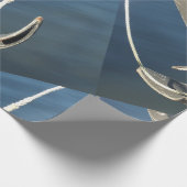 water, schip, zee, anker, boot, zee, oceaan, cadeaupapier (Hoek)