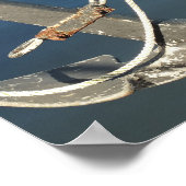 water, schip, zee, anker, boot, zee, oceaan, poster (Hoek)