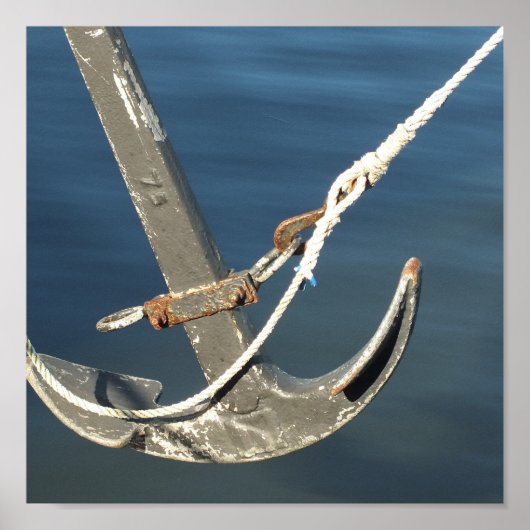 water, schip, zee, anker, boot, zee, oceaan, poster (Voorkant)