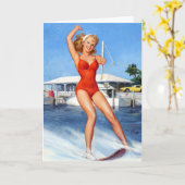 Water schokdemp omhoog kaart (Gele Bloem)