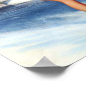 Water schokdemp omhoog poster (Hoek)