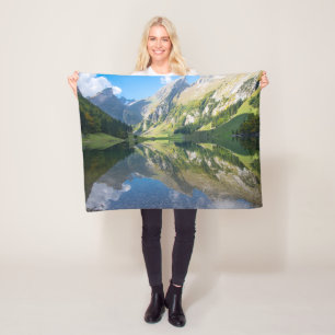 Water Seealpsee meer Zwitserse Alpen Zwitserland Fleece Deken