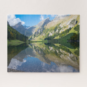 Water   Seealpsee meer Zwitserse Alpen Zwitserland Legpuzzel