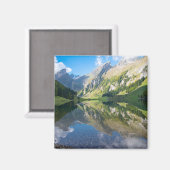 Water | Seealpsee meer Zwitserse Alpen Zwitserland Magneet (Voorkant / Achterkant)