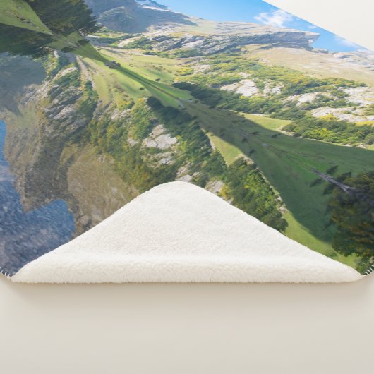 Water | Seealpsee meer Zwitserse Alpen Zwitserland Sherpa Deken (3/4)