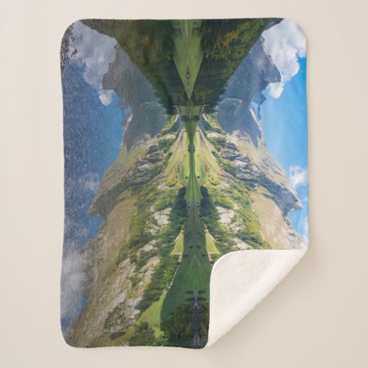 Water | Seealpsee meer Zwitserse Alpen Zwitserland Sherpa Deken (Voorkant)