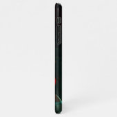 Water Sinaasappel Rood Blauw Modern Abstract Kunst iPhone Hoesje (Linkerkant)