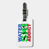 Water Ski Addict Bagagelabel (Voorkant verticaal)