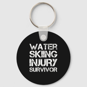 Water ski blessure overlevende sleutelhanger