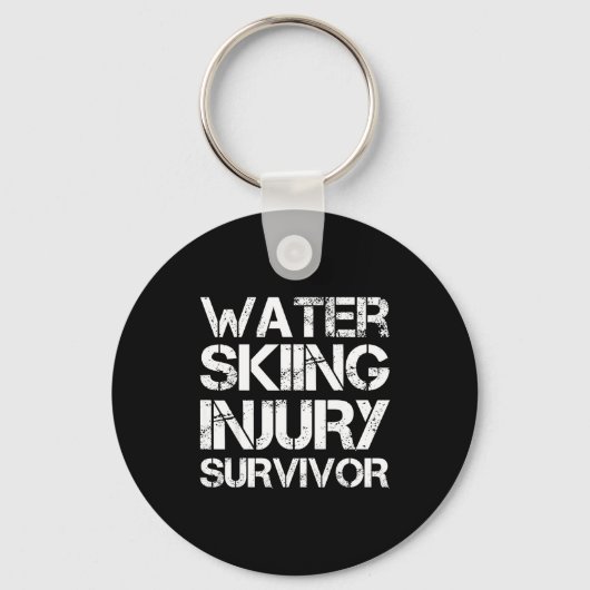 Water ski blessure overlevende sleutelhanger (Voorkant)