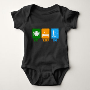  water Ski Eat Sleep Romper
