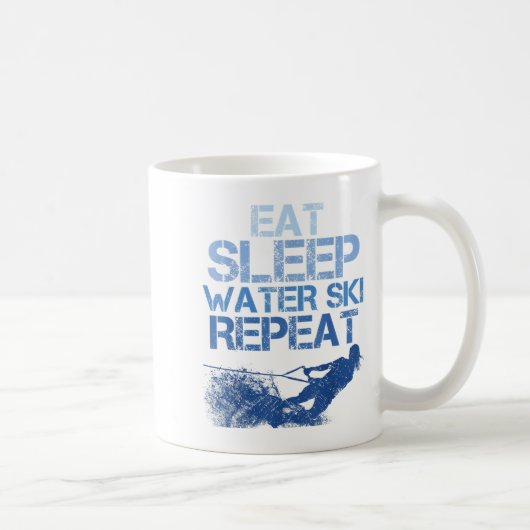 Water Ski-enthousiast Slogan Koffiemok (Rechts)