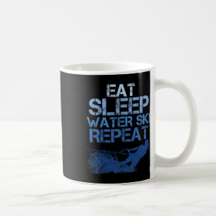 Water Ski-enthousiast Slogan  Koffiemok