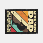 Water Ski Fans Water Skiing Dad Fleece Deken (Voorkant (Horizontaal))